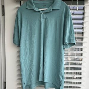 Goodfellow & Co Men's Teal Short-Sleeve Polo